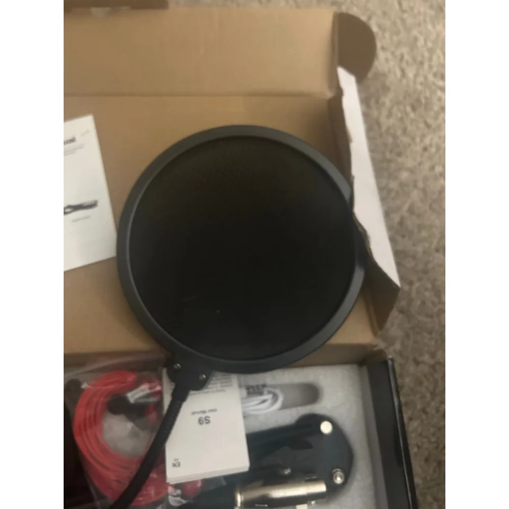 Unbranded Black Professional Condenser Microphone Kit One Size
